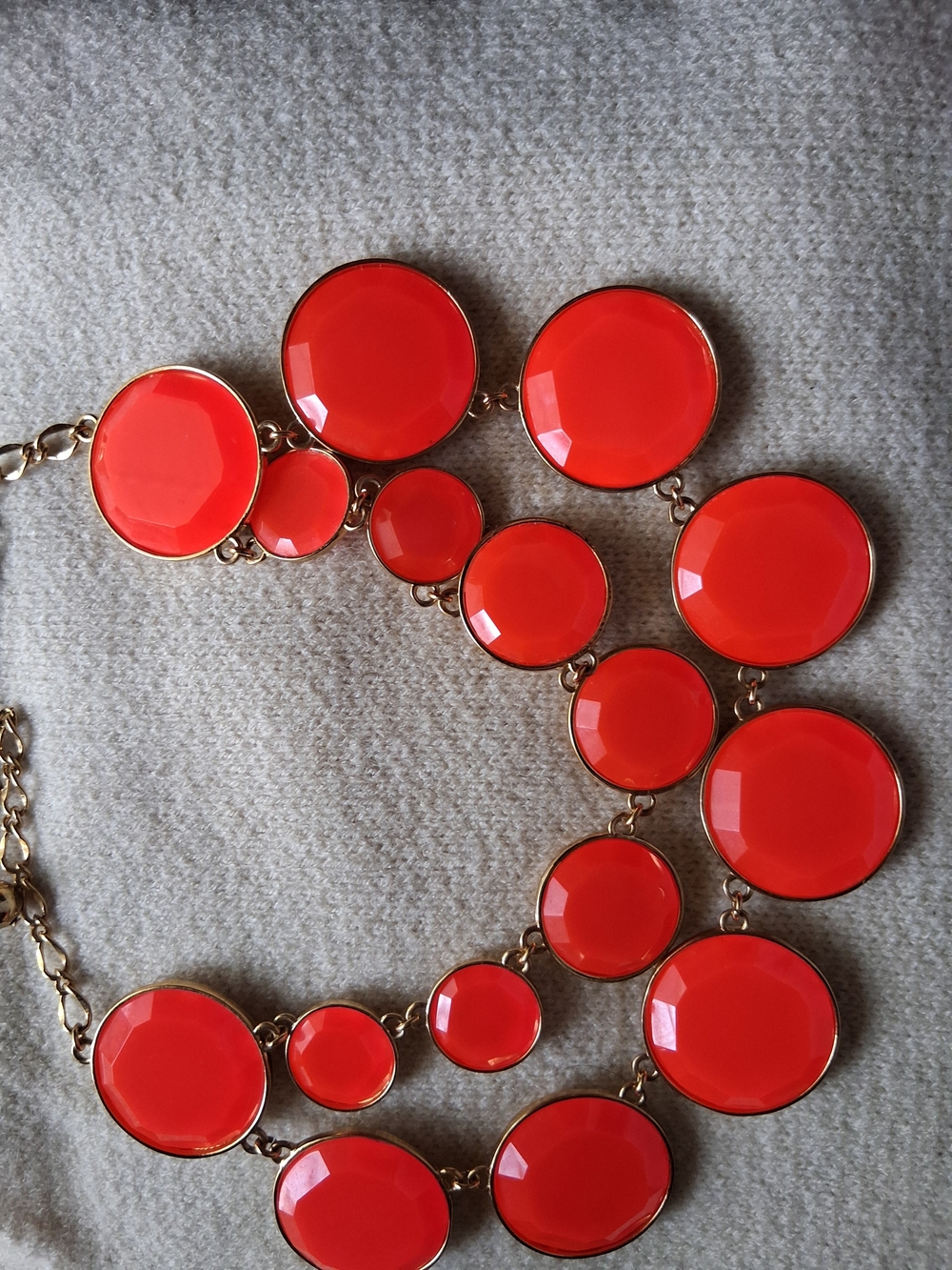 Bold Red Statement Necklace - Women Jewelry